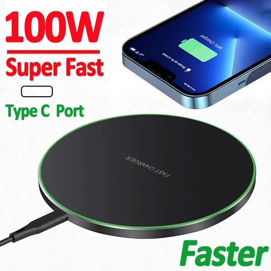100W Wireless Charger For iPhone 14 13 12 11